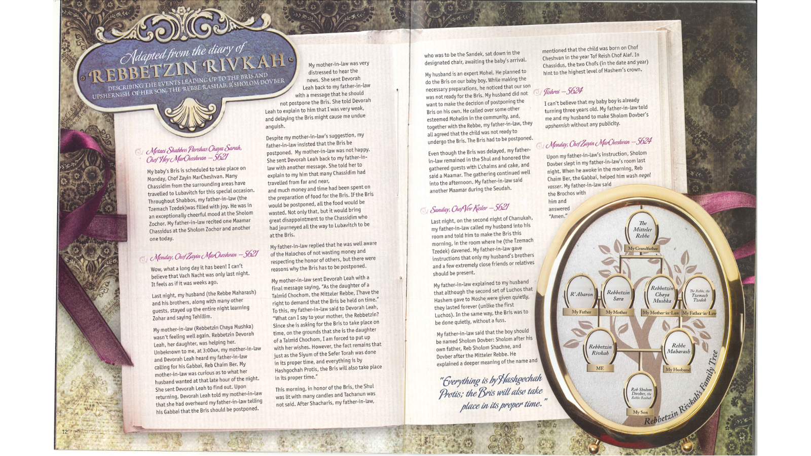 Rebbetzin Rivkah Yahrzeit Pack