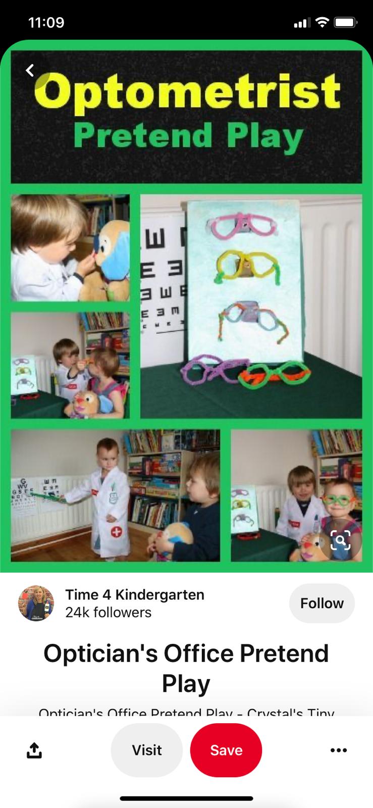 Eye Doctor Dramatic Play
