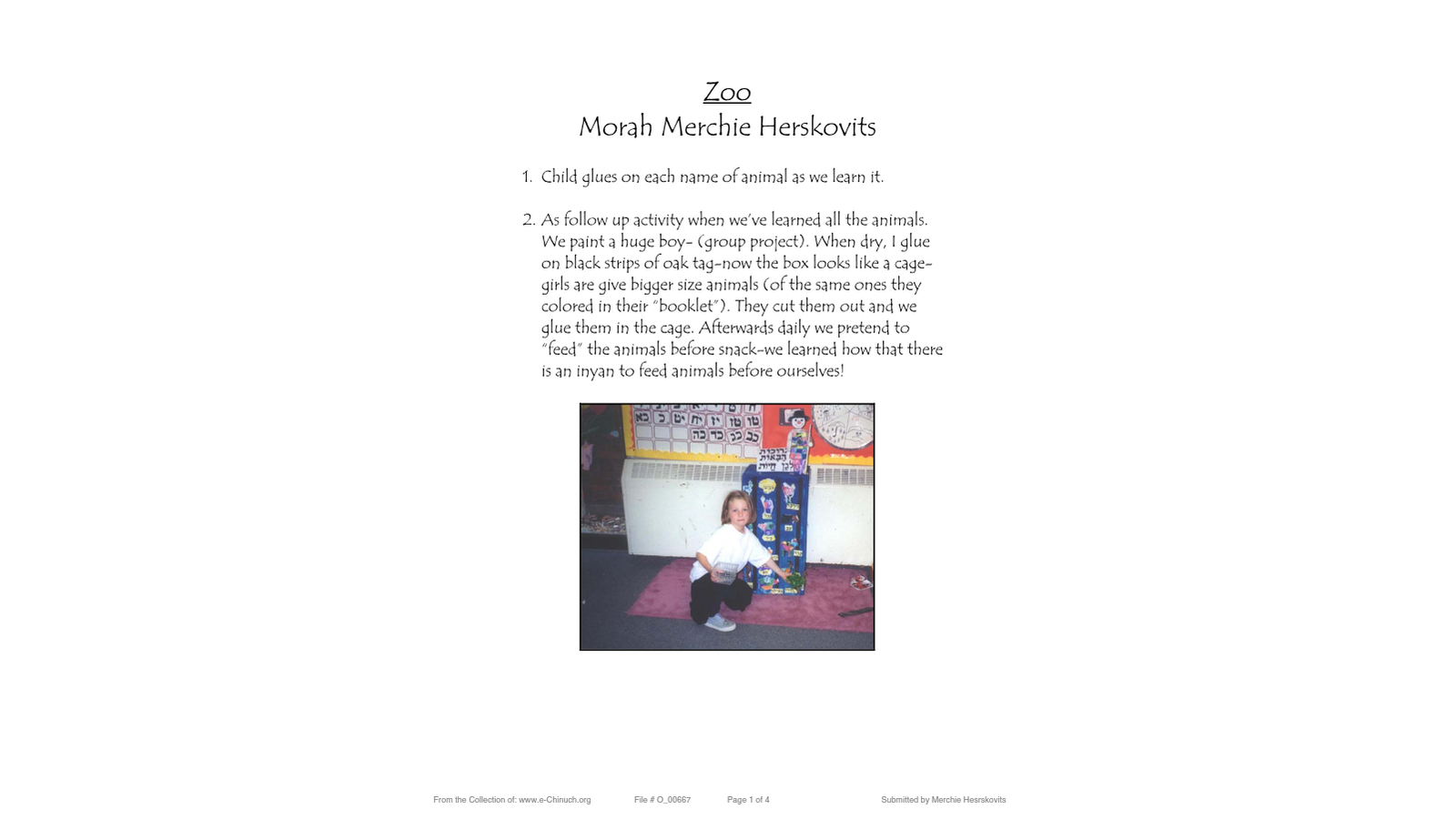 Parshas Shemini — Zoo Theme Activity Pack