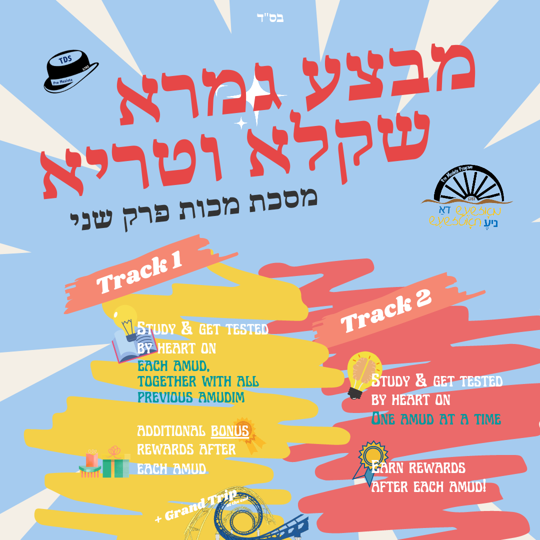 Gemara Learning Mivtza Poster & Flyer Set