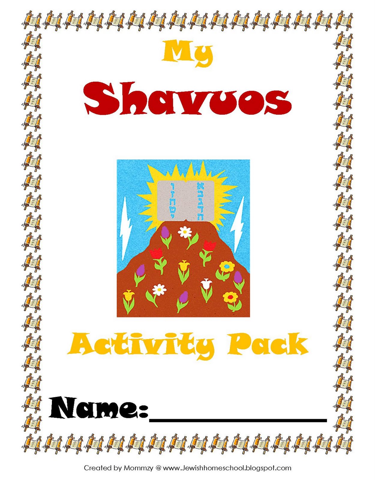 Shavuot Activity Pack